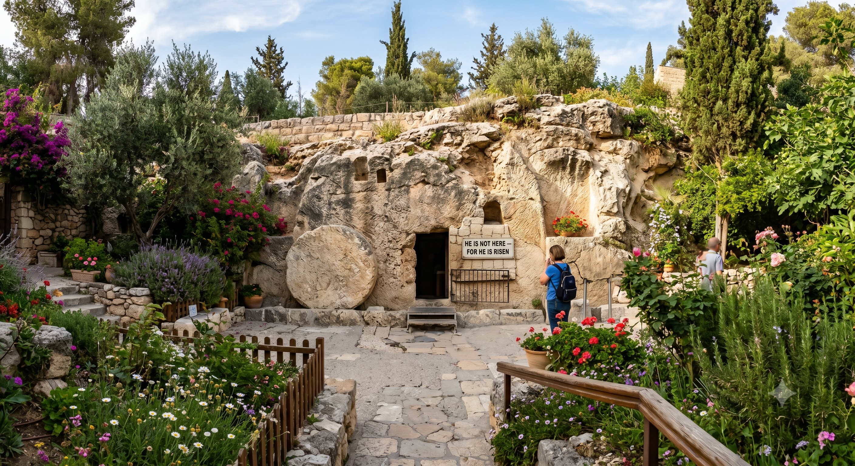 The Garden Tomb, Jerusalem — He is not here, for He is risen.